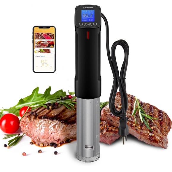 (1690) Inkbird Sous Vide Precision Cooker, 1000 Watts WIFI Sous Vide Machine New - Picture 5 of 6